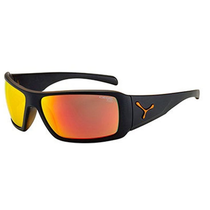 Cebe Sunglasses Utopy Matte Black Orange 1500 Grey Fm Orange Overview