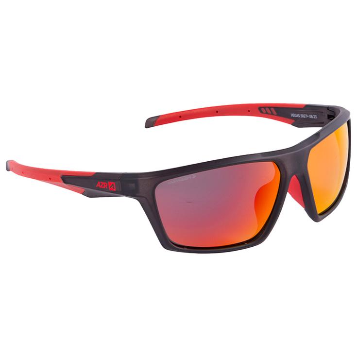 AZR Sonnenbrille Vegas Crystale Noire Matte Multicouche Rouge Präsentation
