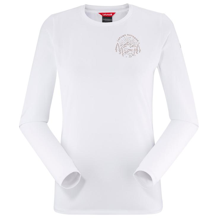 Lafuma Tee-shirt de rando Shield Tee Shirt Long Sleeve W White Présentation