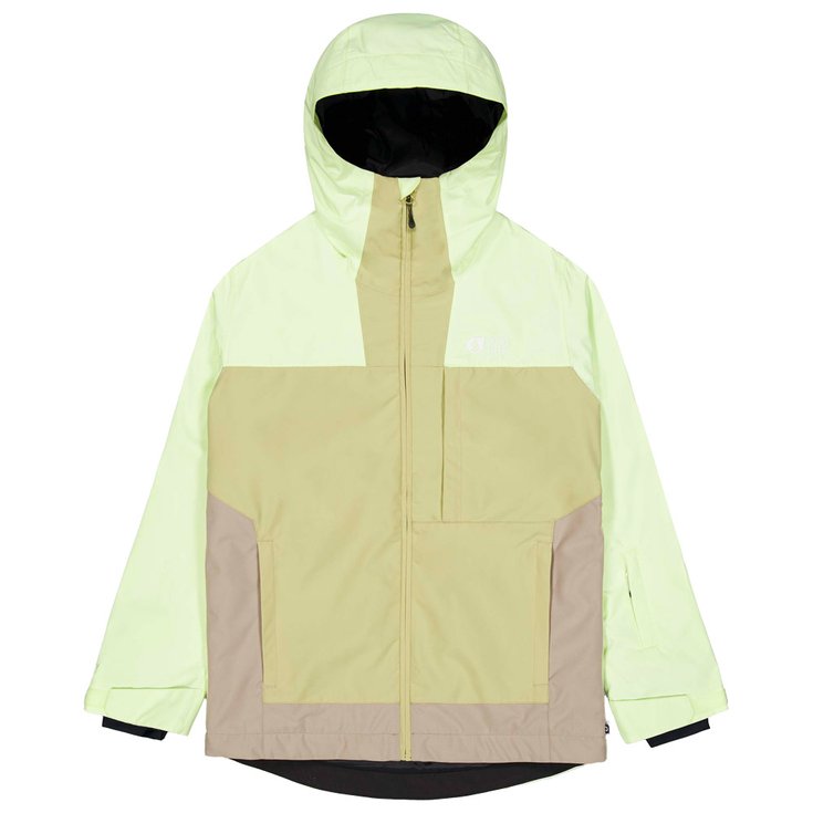 Picture Skijacke Seakrest Lime Cream Hemp Roebuck Präsentation
