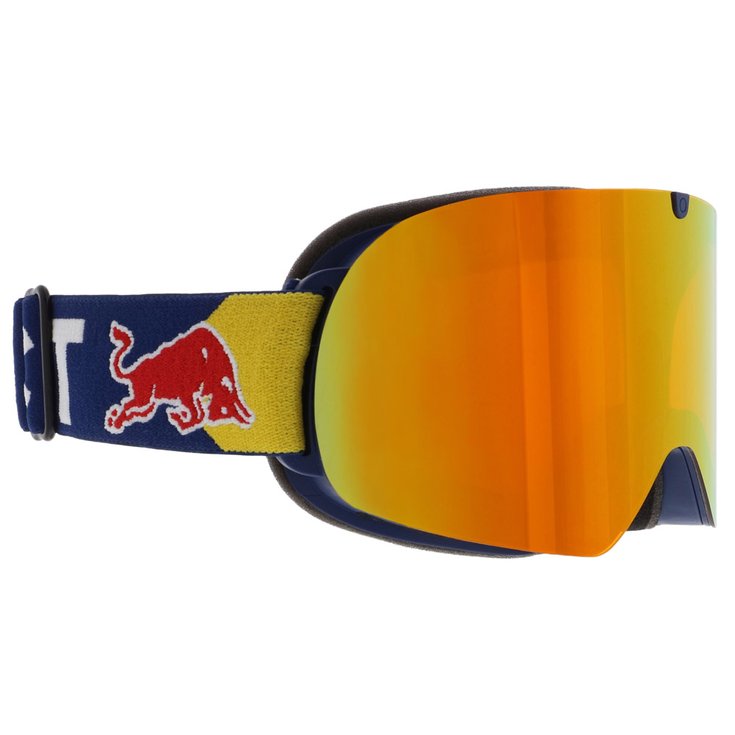 Red Bull Spect Masque de Ski Soar Matt Dark Blue Orange Red Mirror Snow Presentación