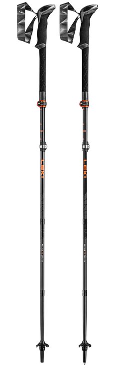 Leki Makalu Fx Carbon 110-130 cm Black Orange Natural Carbon 