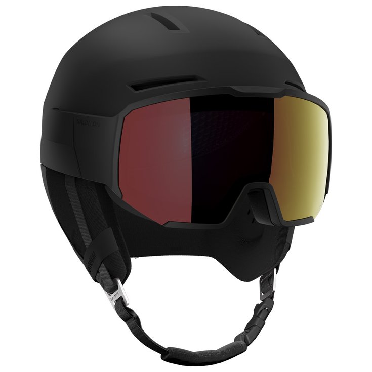 Salomon Visor helmet Osmo Pro Black Sigma Photo Poppy Red Overview