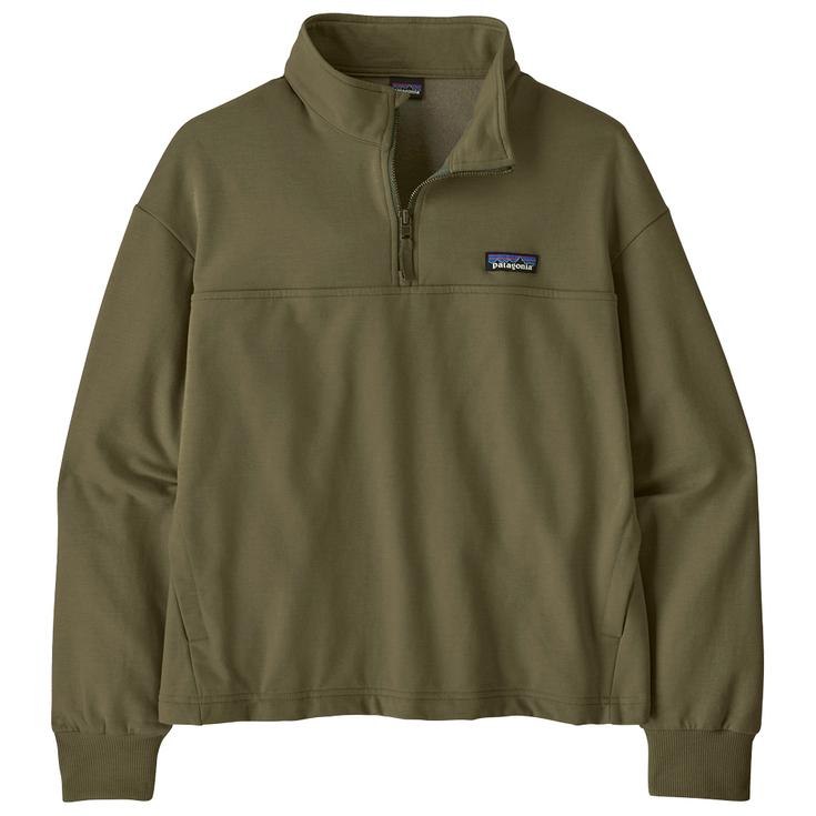 Patagonia Jersey W's Ahnya 1/4 Zip Basin Green Presentación