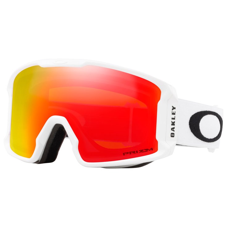 Oakley Masque de Ski Line Miner M Matte White Prizm Torch Iridium Présentation
