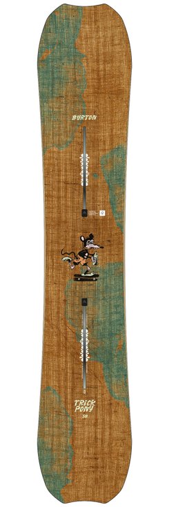 Burton Snowboard Plank Trick Pony Boven