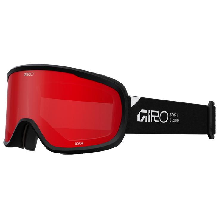 Giro Roam Black Stacked Amber Scarlet + Yellow 