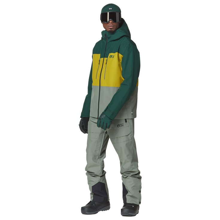 Picture Skijacke Object Jacket Ponderosa Pine Golden Detail