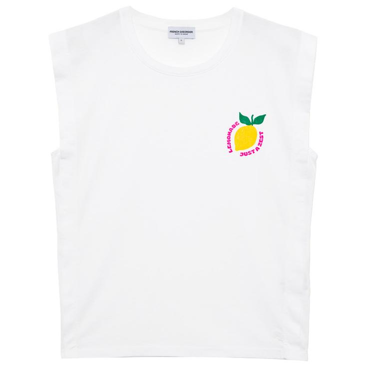 French Disorder Camiseta Poppy Lemonade White Presentación