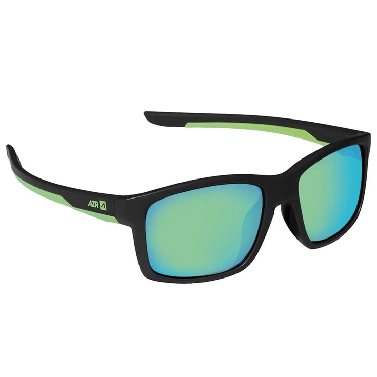 AZR Lunettes de soleil Sun Mat Noir Vert Multicouche Vert Présentation