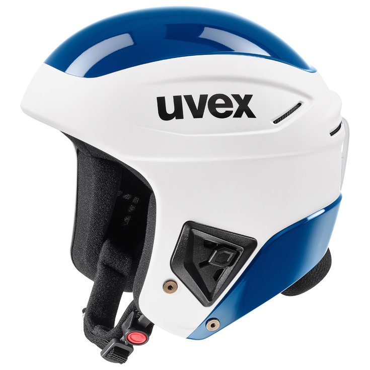 Uvex Helm Race + White-blue Präsentation