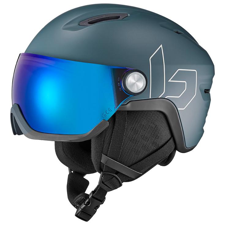 Bollé Casco con visera V-Atmos Prussian Blue Matte Presentación