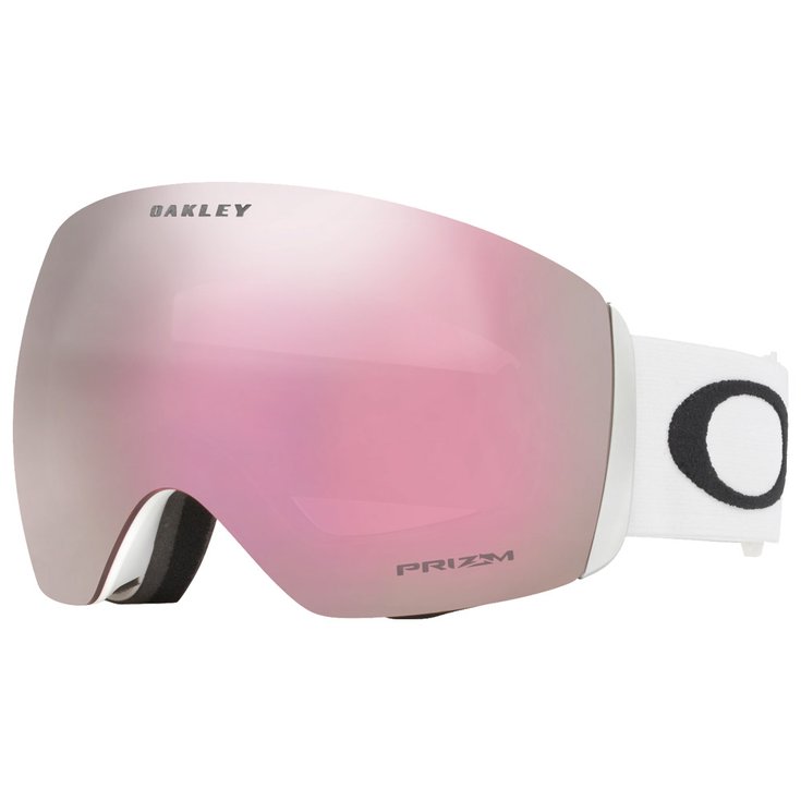 Oakley Masque de Ski Flight Deck Matte White Prizm HI Pink Iridium 