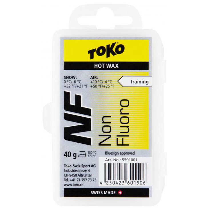 Toko Fartage Glisse Nordique NF Yellow 40g NF-Yellow-40g