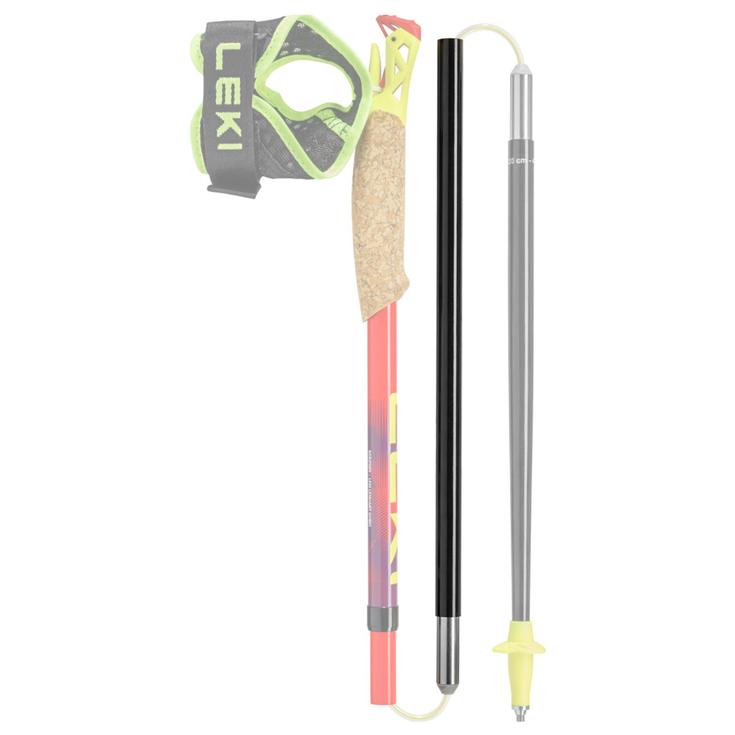 Leki Palos Middle Section 2 14 Carbon (Ultratrail Fx.One) Natural Carbon Black Presentación