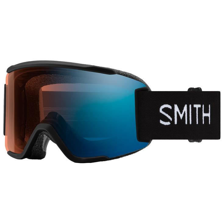 Smith Skibrillen Squad S Black Chromapop Pro Photochromic Blue Mirror Voorstelling