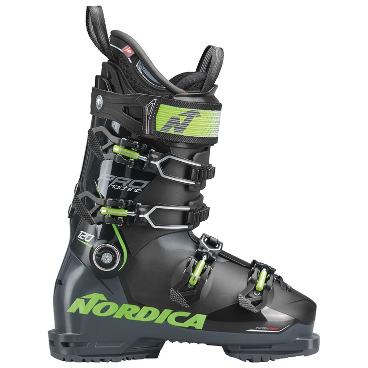 Nordica Chaussures de Ski Pro Machine 120 Gw Black Anthracite Green Dos