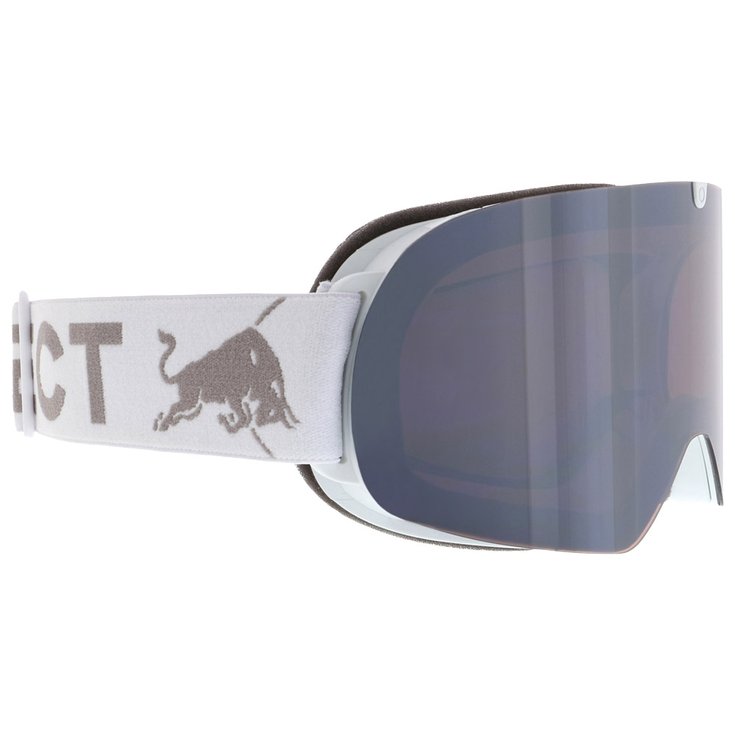 Red Bull Spect Skibrille Soar Matt White Smoke Silver Mirror Profilansicht