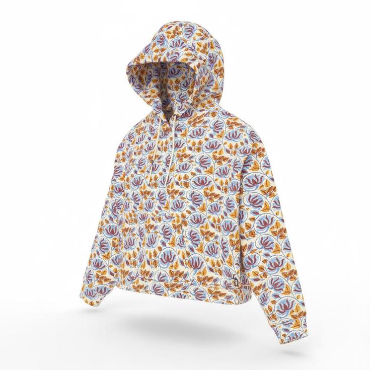 Picture Felpa Neris Printed Hoodie Alpine Thistle Print Presentazione