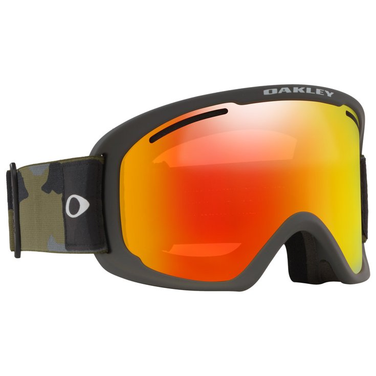 Oakley Masque de Ski O Frame 2.0 Pro Xl Dark Brush Camo Fire Iridium & Persimmon - Sans Présentation