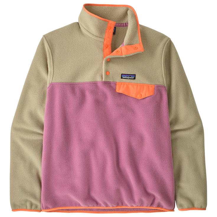 Patagonia Maglione Women’s Lightweight Synchilla Snap-T Light Violet Presentazione