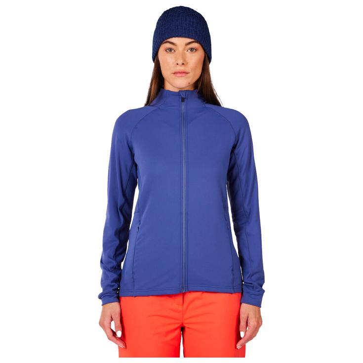 Rossignol Fleece W Mid Layer Stretch Jkt Future Blue Präsentation