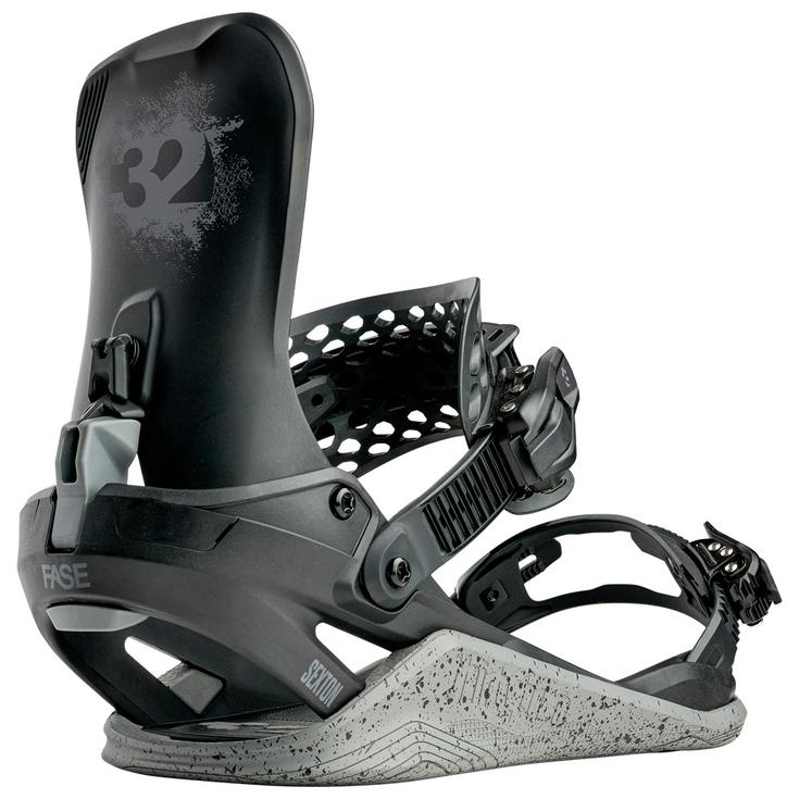 Thirtytwo Snowboardbindung Basin Public Fase Black Grey Präsentation