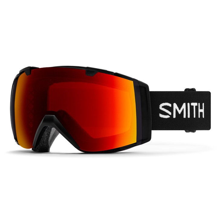Smith Masque de Ski IO Black ChromaPop Sun Red Mirror Presentación