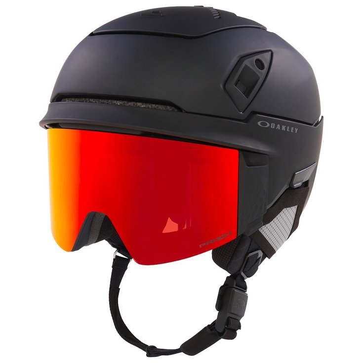 Oakley Skihelm mit Visier Mod 7 Blackout Prizm Torch Iridium Präsentation