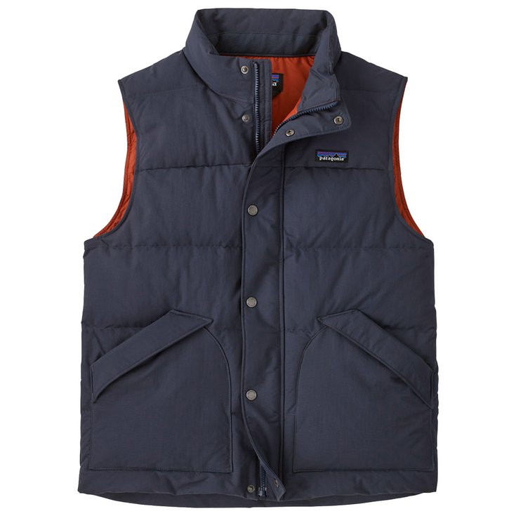 Patagonia Westen M's Downdrift Vest Smolder Blue Präsentation