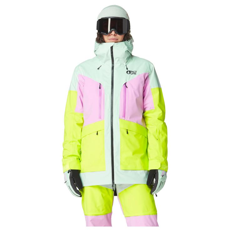 Picture Ski Jacket Haakon Silt Green Orchid Acid Overview