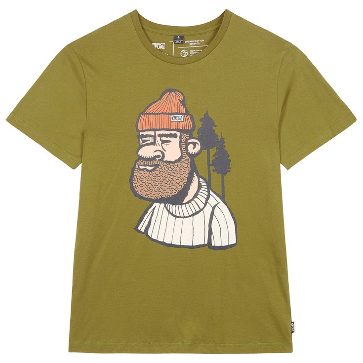 Picture Tee-shirt Trotso Army Green Voorstelling