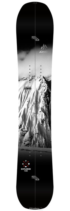 Jones Snowboard Explorer Split + Fix KaraKoram + Peaux 155 Top