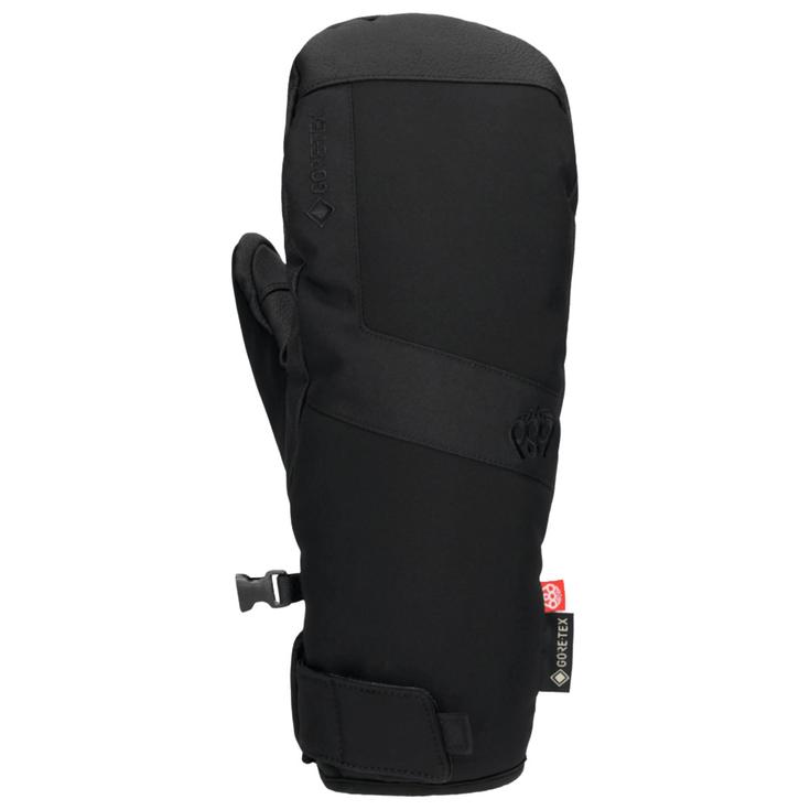 686 Mitten Gore-tex Linear Under Cuff Mitt Black Overview