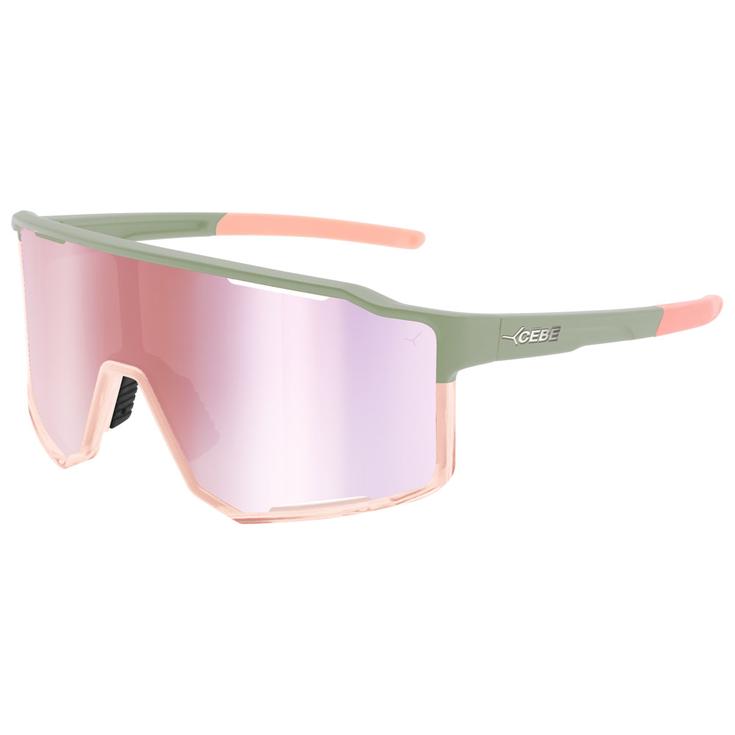 Cebe Sonnenbrille Outflow 2 S Matt Light Green Grey Pink Revo Präsentation