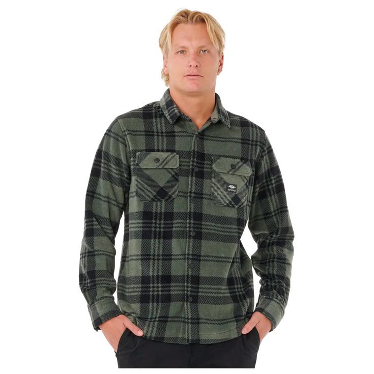 Rip Curl Shirt Fun Times Polar Fleece Shirt Deep Cactus Overview