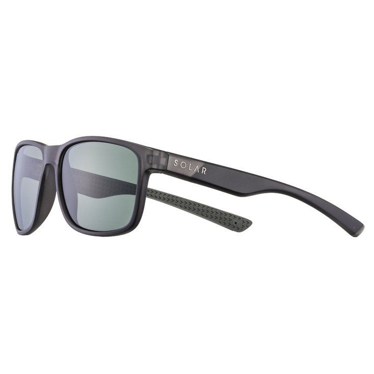 Solar Sunglasses Macadam Noir Translucide Polarisant Gris Overview