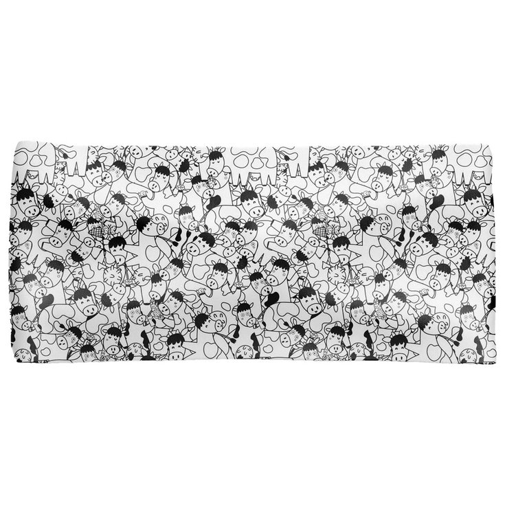 Curlynak Cinta de pelo Grand Froid Headband Draw Cow Presentación