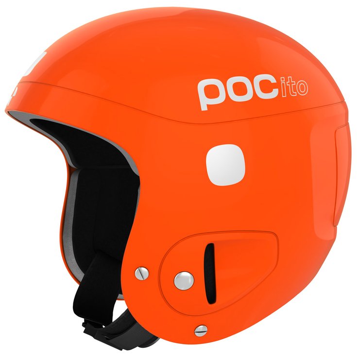 Poc Casque Pocito Skull Fluorescent Orange Présentation