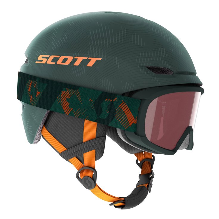 Scott Helmet Combo Keeper 2 + Jr Witty Sombre Green Pumpkin Orange Overview