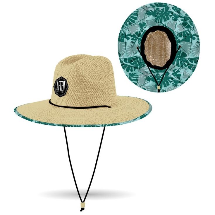 After Essentials Cap Straw Hat Big Leaves Presentazione