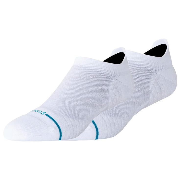 Stance Calcetines Perf Run Tab Light Cushion Sock White Presentación