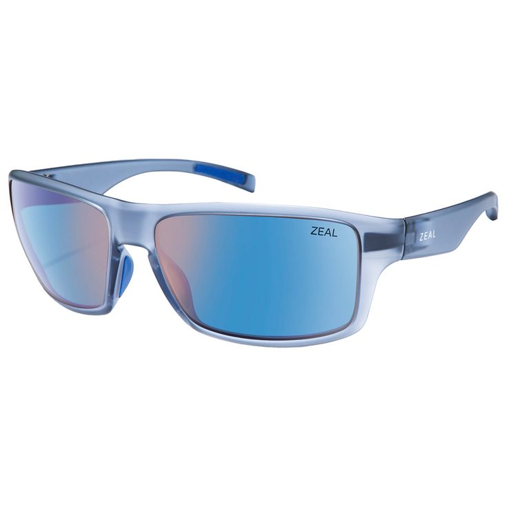 Zeal Zonnebrillen Incline Matte Smoke Horizon Blue Polarized Voorstelling