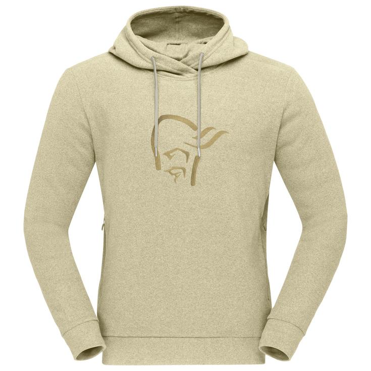 Norrona Fleece Femund Warm 2 Hood Sage Green Overview