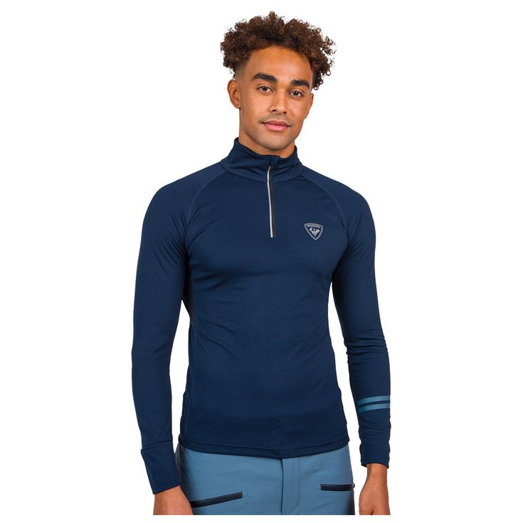 Rossignol Intimo Tecnico Poursuite 1/2 Zip Dark Navy Presentazione