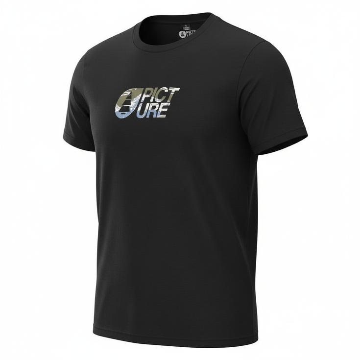 Picture Tee-shirt Basement Camo Black Présentation