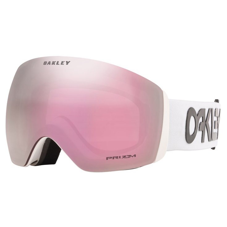 Oakley Masque de Ski Flight Deck Factory Pilot White Prizm Hi Pink Iridium Présentation