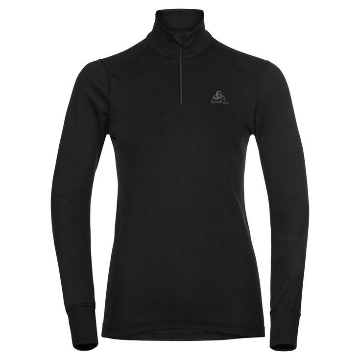 Odlo Intimo Tecnico Active Warm Eco Top Ls Halfzip Wmn Black Black Presentazione
