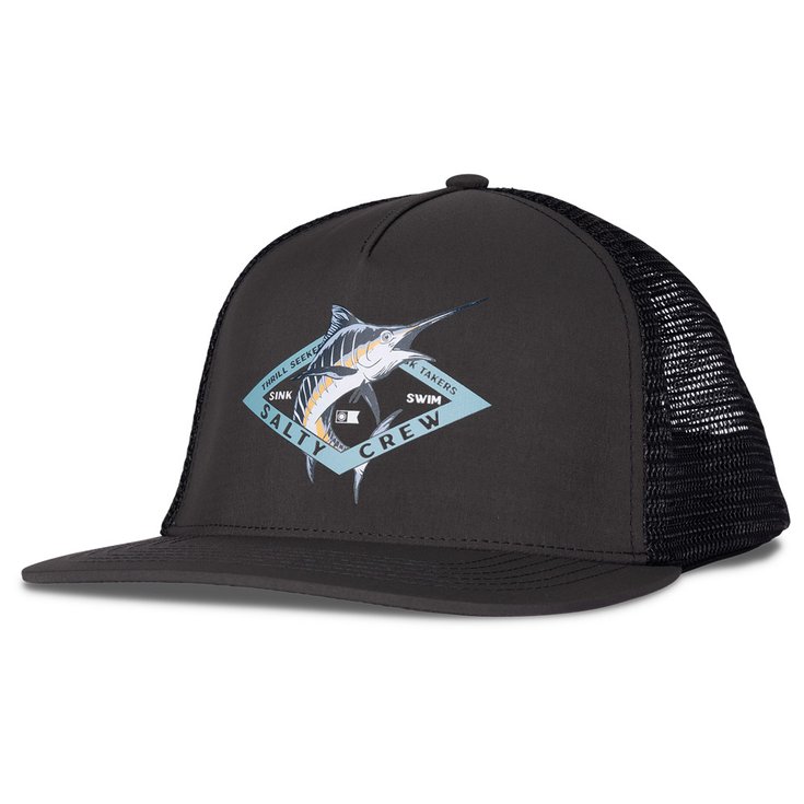 Salty Crew Gorra Diamond Marlin Boys Trucker Black Presentación