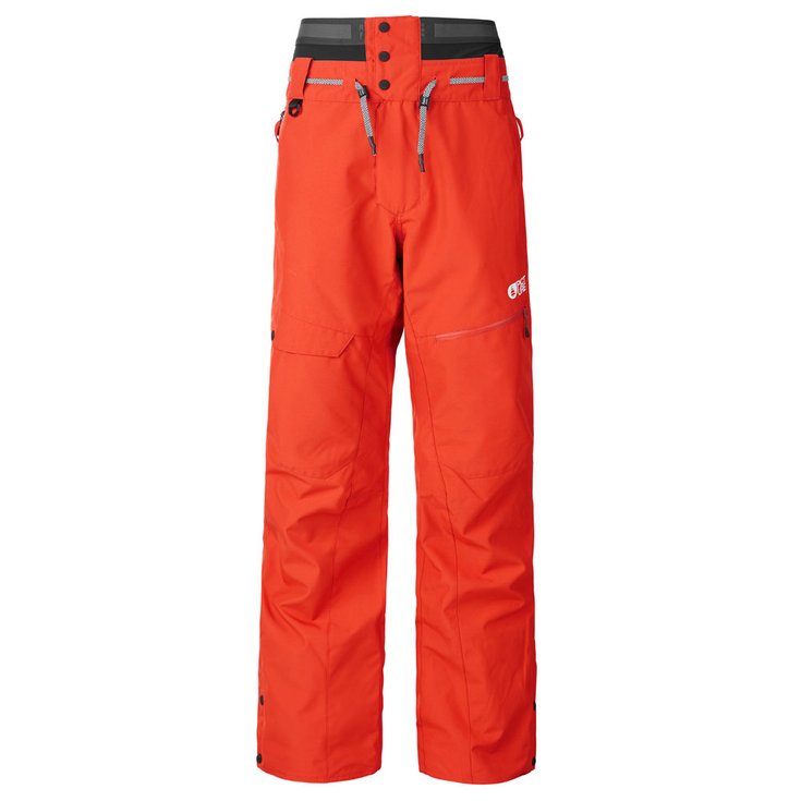Picture Pantalones de esqui Under Pumpkin Red Presentación